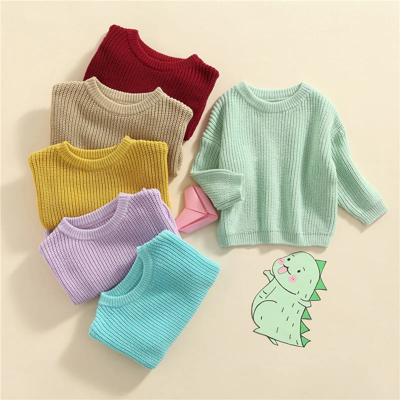 Farm Girl Knit Pullover Sweater (0-18 Months)