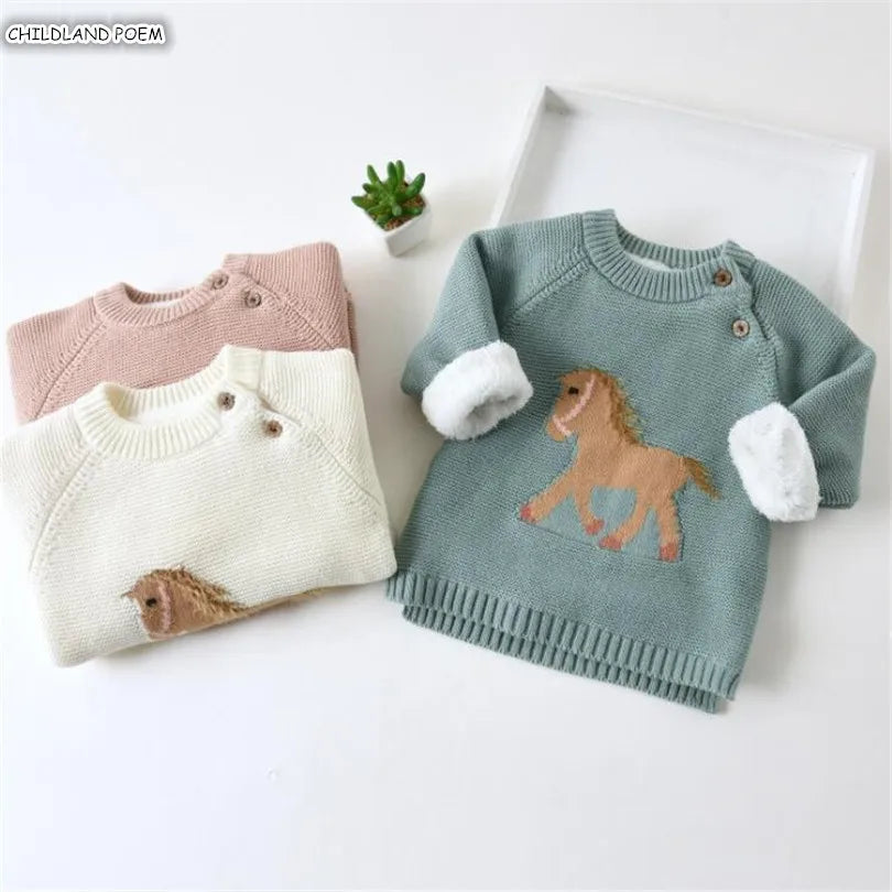 Galloping Grace Knit Sweater (0-7 Years)