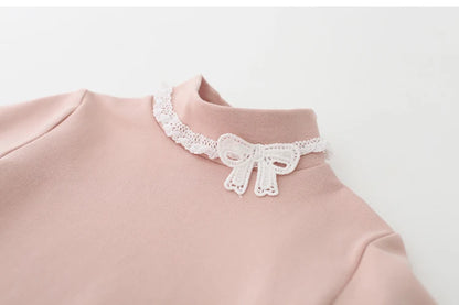 Lovely In Lace Long Sleeve Top (3-12 Years)