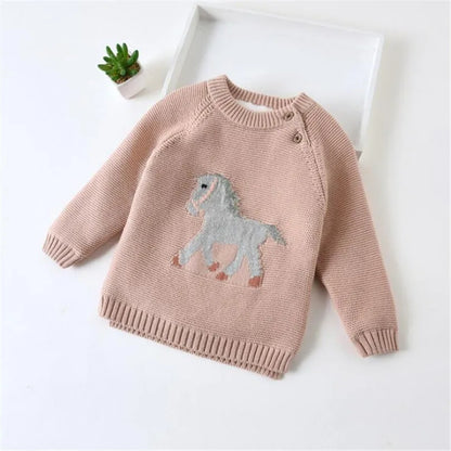 Galloping Grace Knit Sweater (0-7 Years)