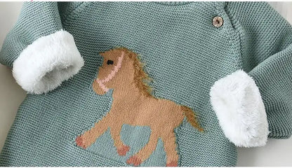 Galloping Grace Knit Sweater (0-7 Years)