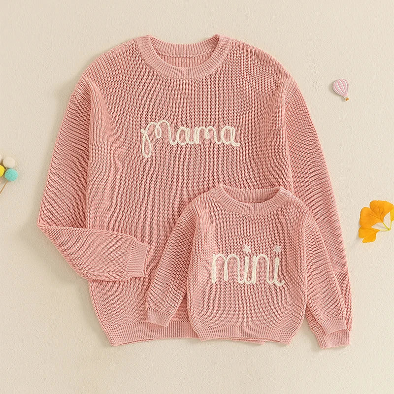 Mama And Mini Knit Sweaters (0-3 Years)