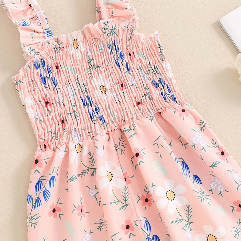 Floral Farm Girl Jumpsuit (1-4 Years)