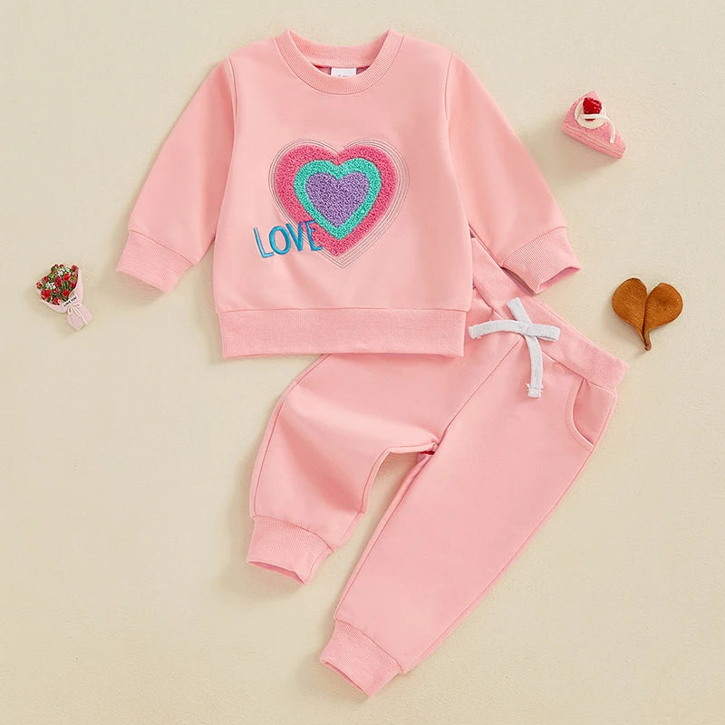 True Love Two-Piece Sweat Set (0-3 Years)