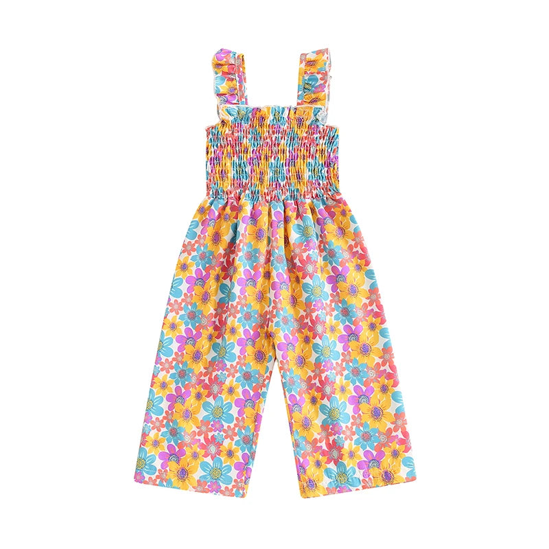 Floral Farm Girl Jumpsuit (1-4 Years)