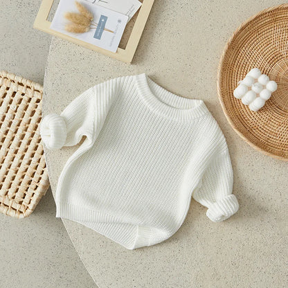 Farm Girl Knit Pullover Sweater (0-18 Months)