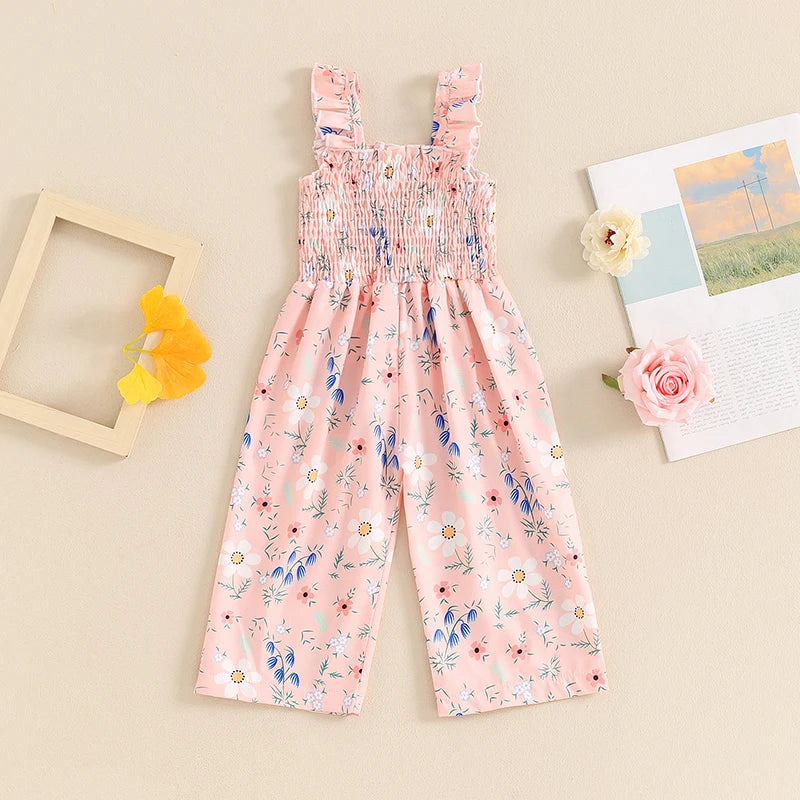 Floral Farm Girl Jumpsuit (1-4 Years)