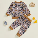 Groovy Grazers Two-Piece Sweat Set (0-3 Years)