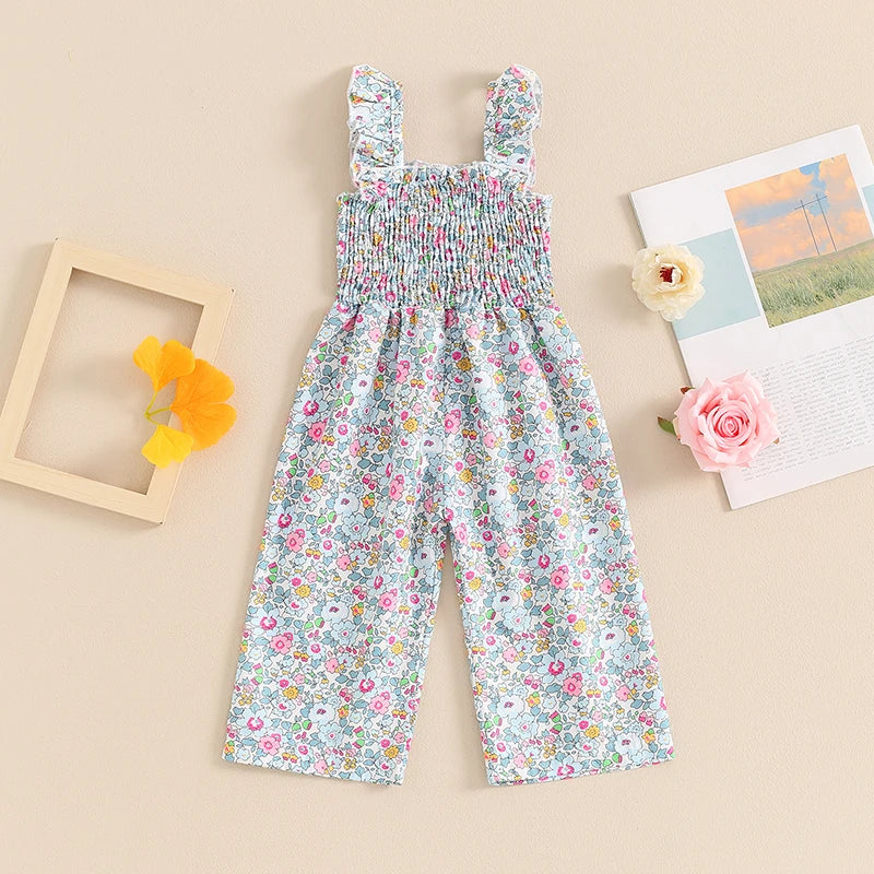 Floral Farm Girl Jumpsuit (1-4 Years)