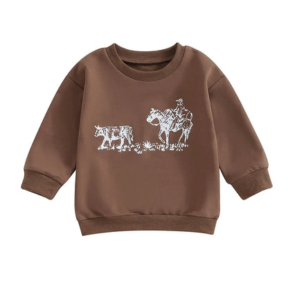 Checking Cattle Pullover Sweater 