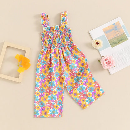 Floral Farm Girl Jumpsuit (1-4 Years)