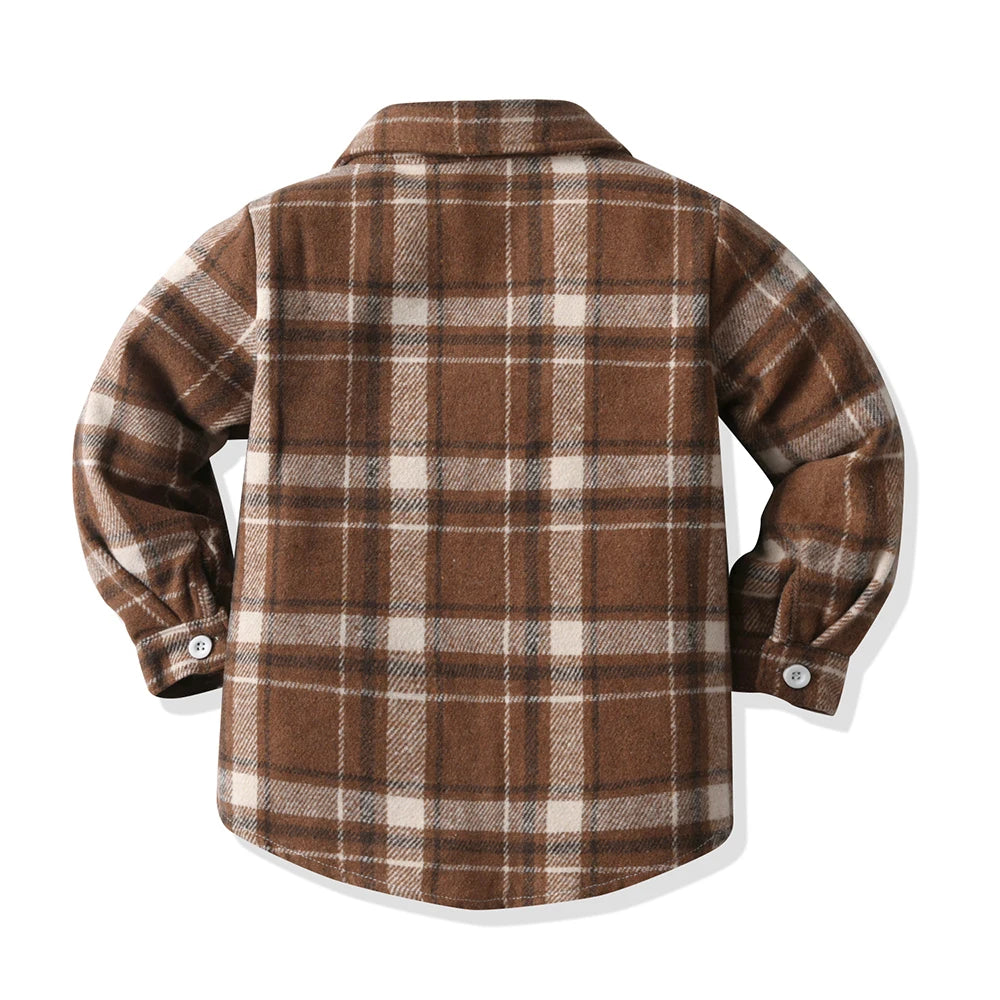 Farm Boy Classic Plaid Flannel Shirt (2-4 Years)