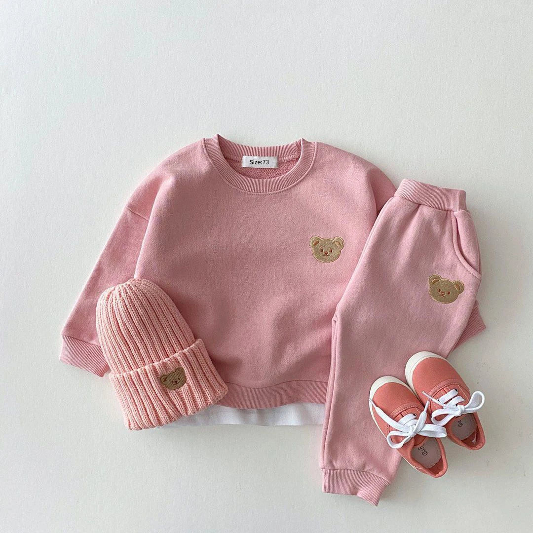 Teddy Bear Two Piece Sweat Set (0-5 Years)