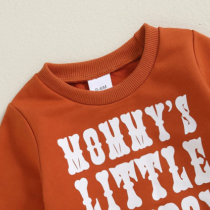 “Mommy’s Little Cowboy” Two-Piece Sweat Set (0-3 Years)