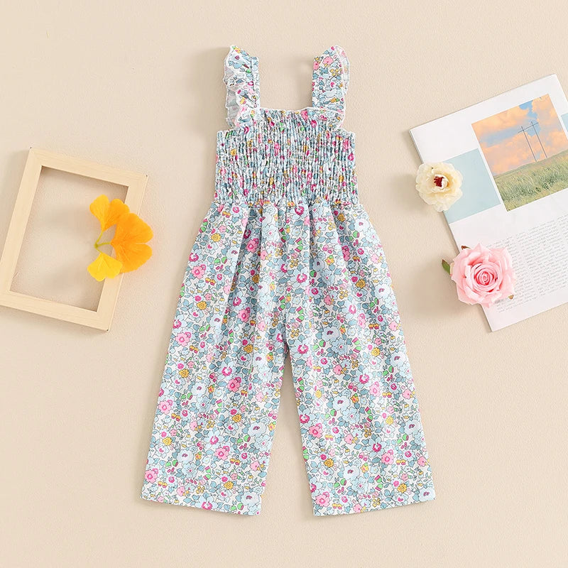 Floral Farm Girl Jumpsuit (1-4 Years)