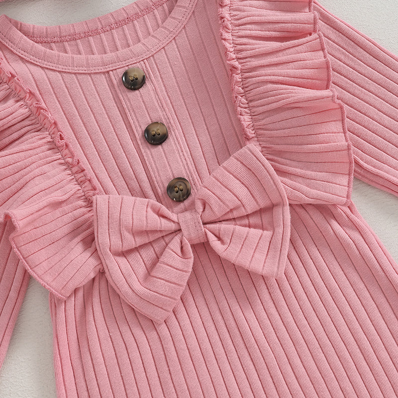 Ruffled Elegance Onesie (0-18 Months)