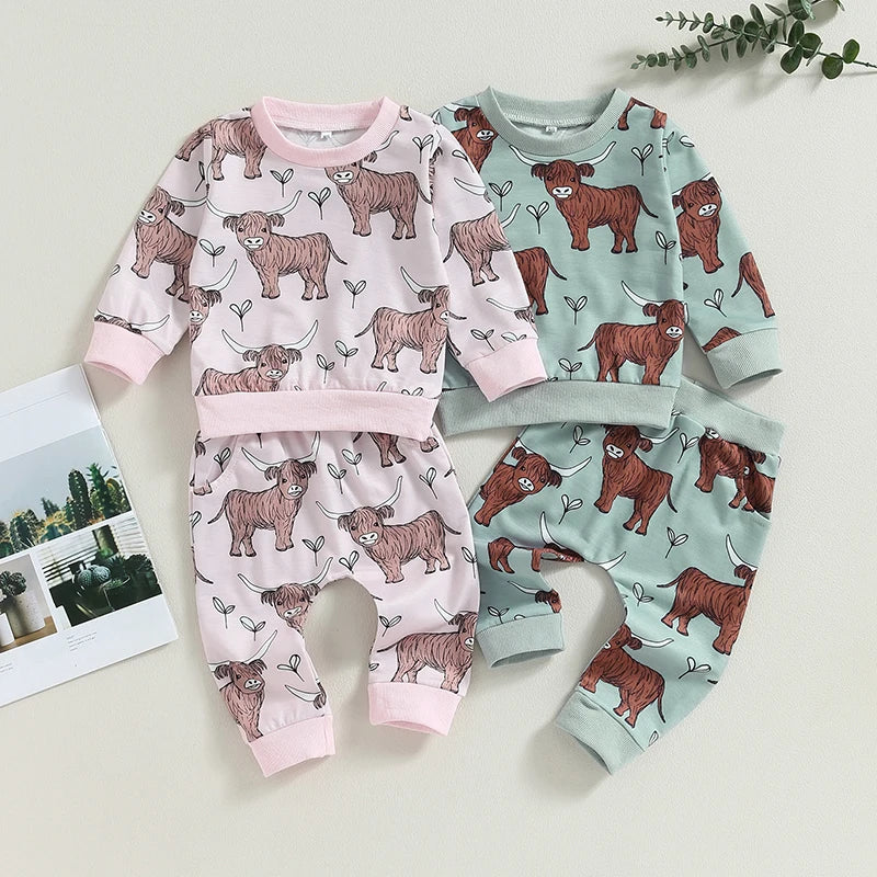 Highland Hugs Two-Piece Sweat Set (0-3 Years)