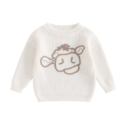 Bovine Buddies Knit Sweater