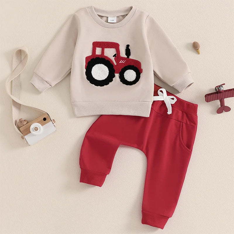 Farming Dreams Two-Piece Sweat Set (0-3 Years)