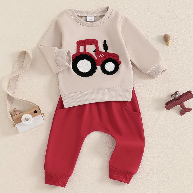 Farming Dreams Two-Piece Sweat Set (0-3 Years)