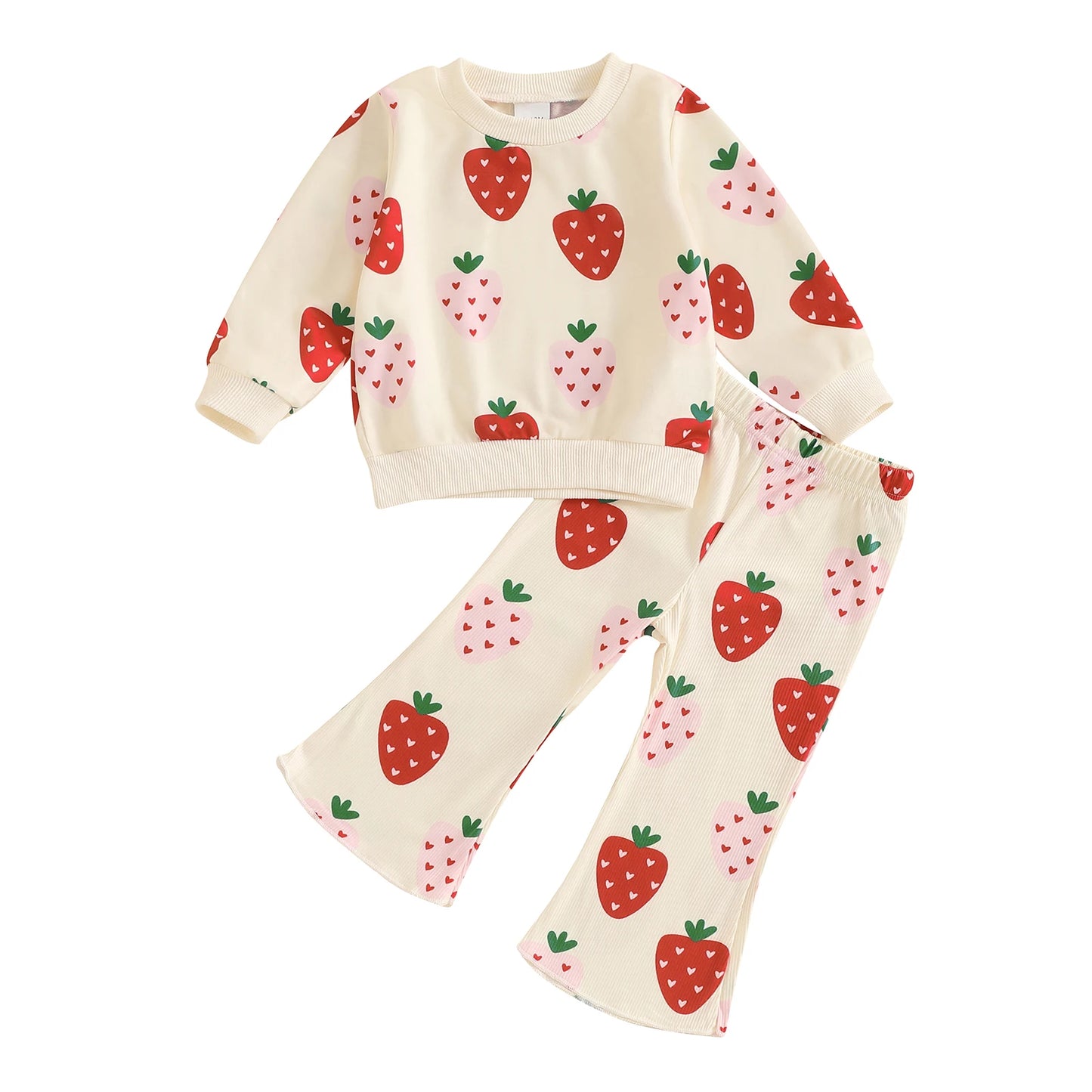 Strawberry Sweetheart Two-Piece Sweat Set (1-4 Years)