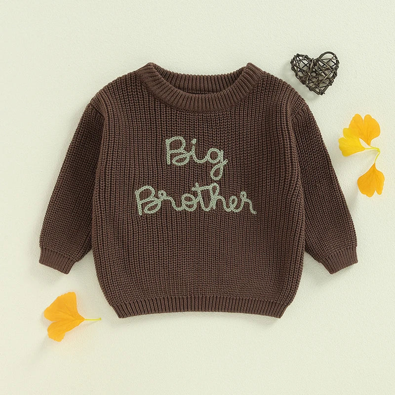 “Big Brother” Knit Sweater (1-5 Years)