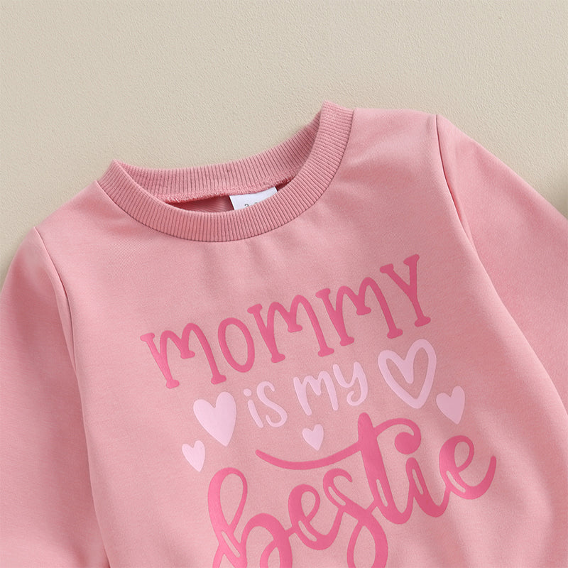 “Mama’s Bestie” Two Piece Sweat Set (0-3 Years)