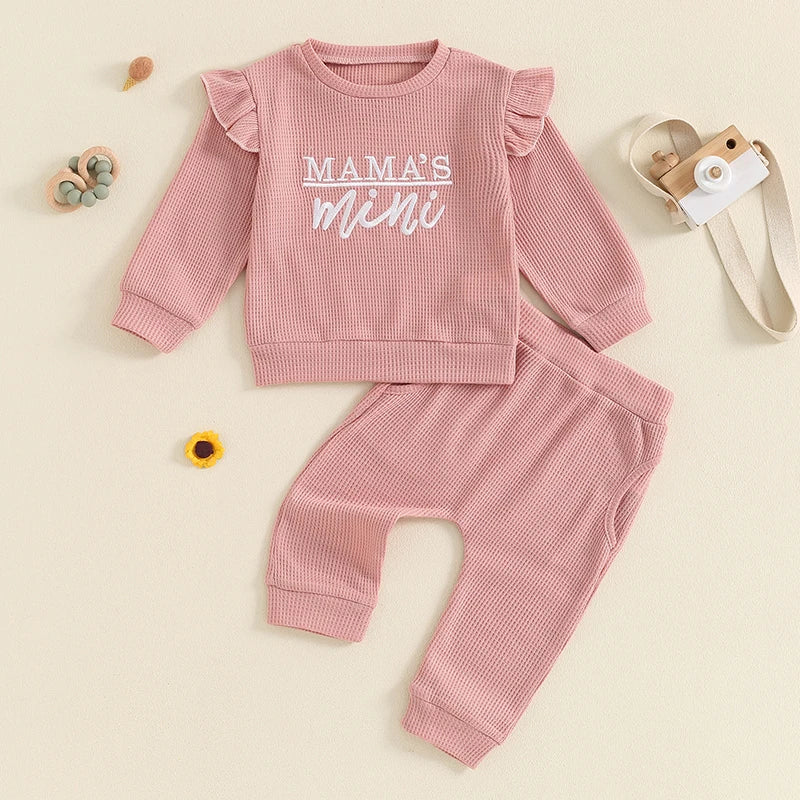 “Mama’s Mini” Two-Piece Sweat Set (0-3 Years)