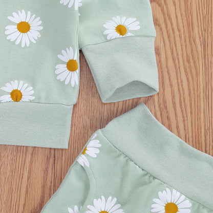 Wildflower Whimsy Three-Piece Sweat Set (0-2 Years)