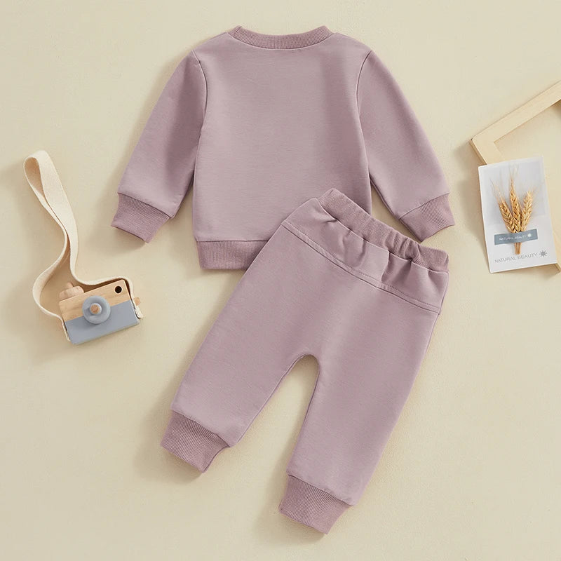 “Auntie’s Little Bestie” Two Piece Sweat Set (0-3 Years)