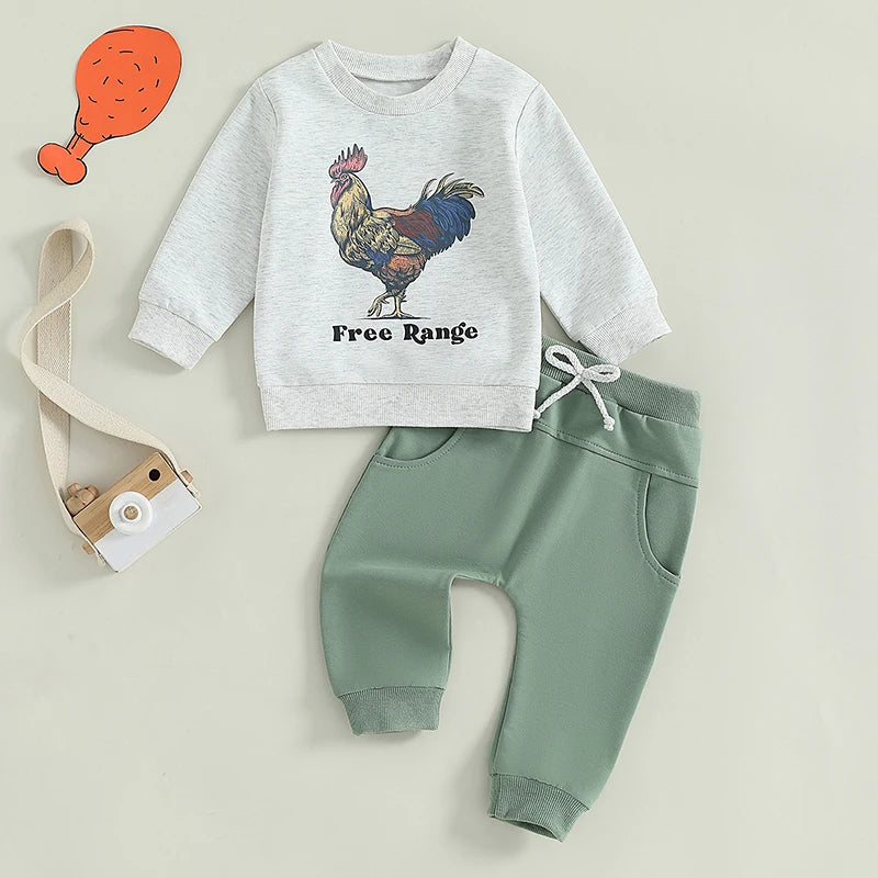 Chick Magnet Two Piece Sweat Set (1-5 Years)