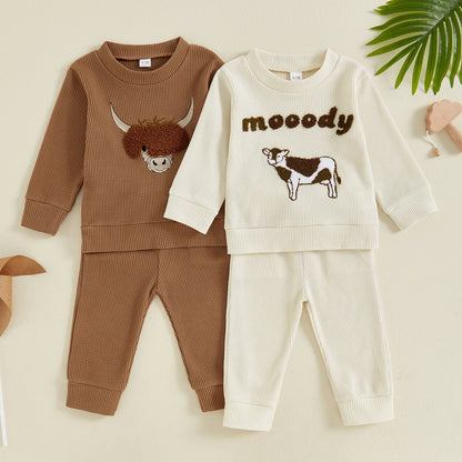 Sassy Heifer Two Piece Sweat Set (1-4 Years)