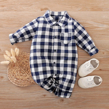 Classic Plaid Baby Onesie