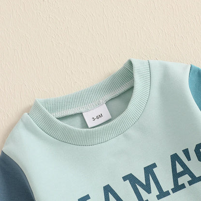 “Mama’s Boy” Two-Piece Sweat Set (0-3 Years)