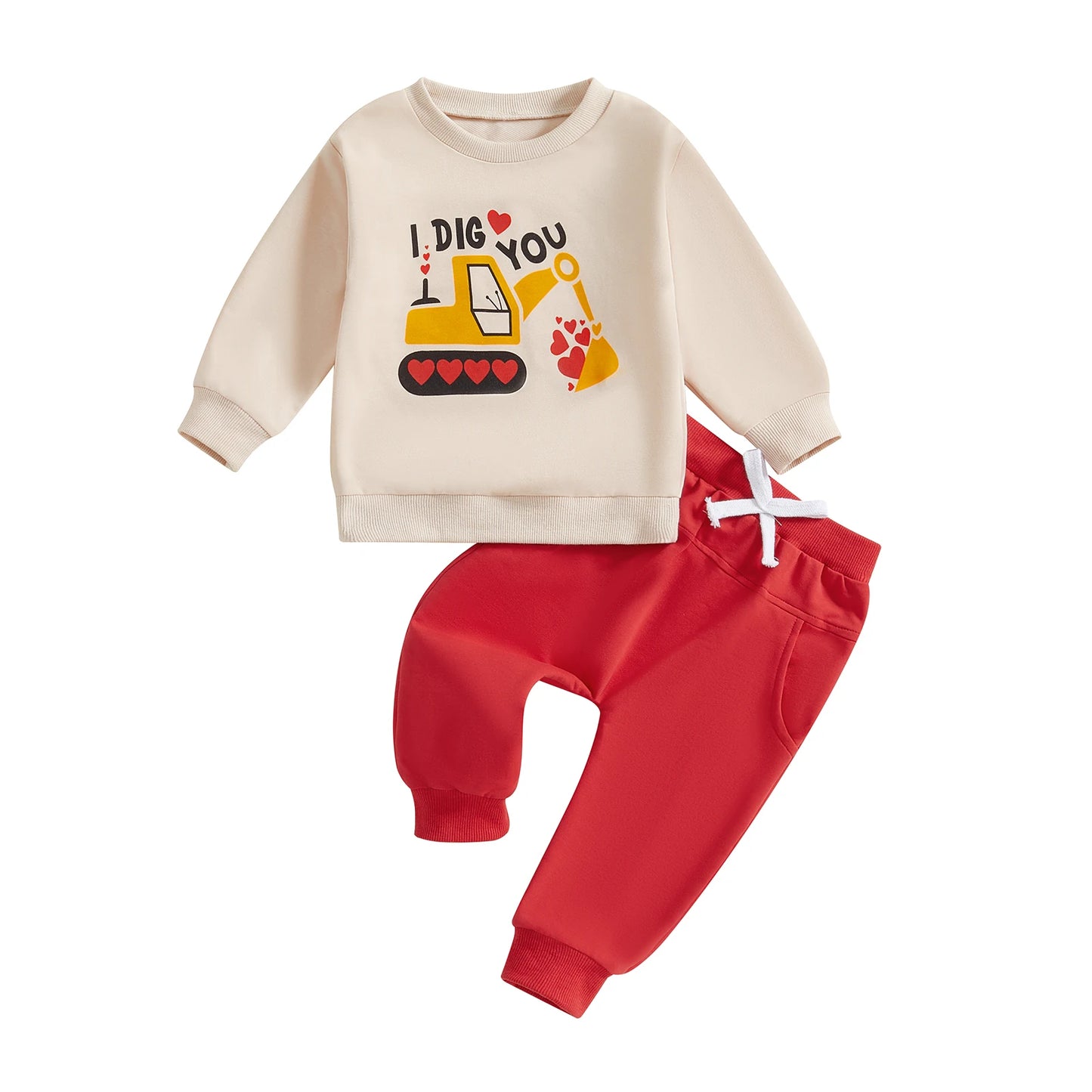 “I Dig You” Two-Piece Sweat Set (1-5 Years)