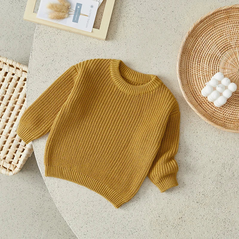 Farm Girl Knit Pullover Sweater (0-18 Months)