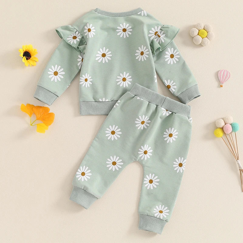 Darling Daisy Two Piece Sweat Set (0-3 Years)