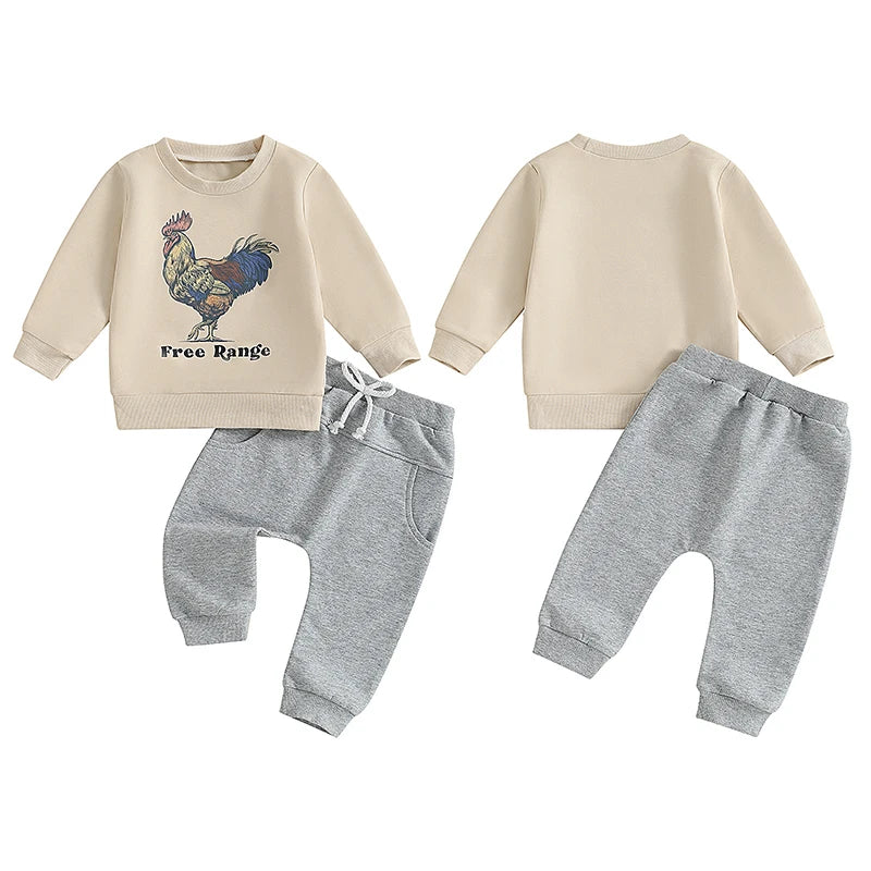 Chick Magnet Two Piece Sweat Set (1-5 Years)