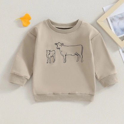 Checking Cattle Pullover Sweater 