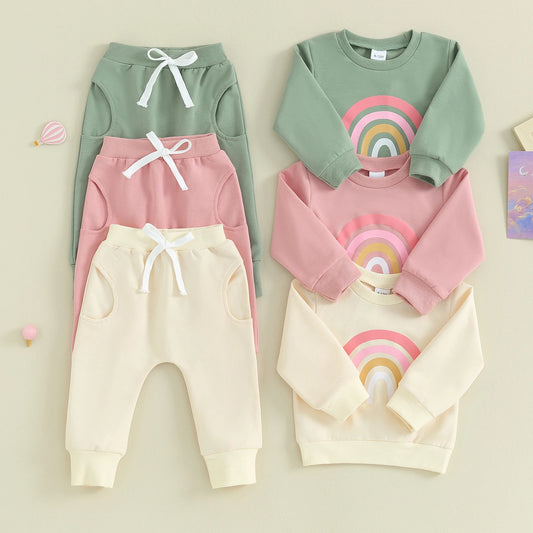 Rainbow Dreams Two Piece Sweat Set (0-3 Years)