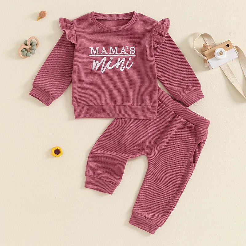 “Mama’s Mini” Two-Piece Sweat Set (0-3 Years)