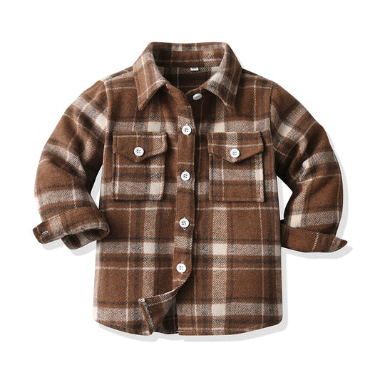 Farm Boy Classic Plaid Flannel Shirt (2-4 Years)