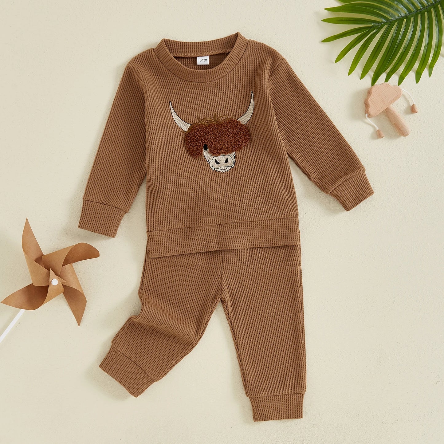 Sassy Heifer Two Piece Sweat Set (1-4 Years)