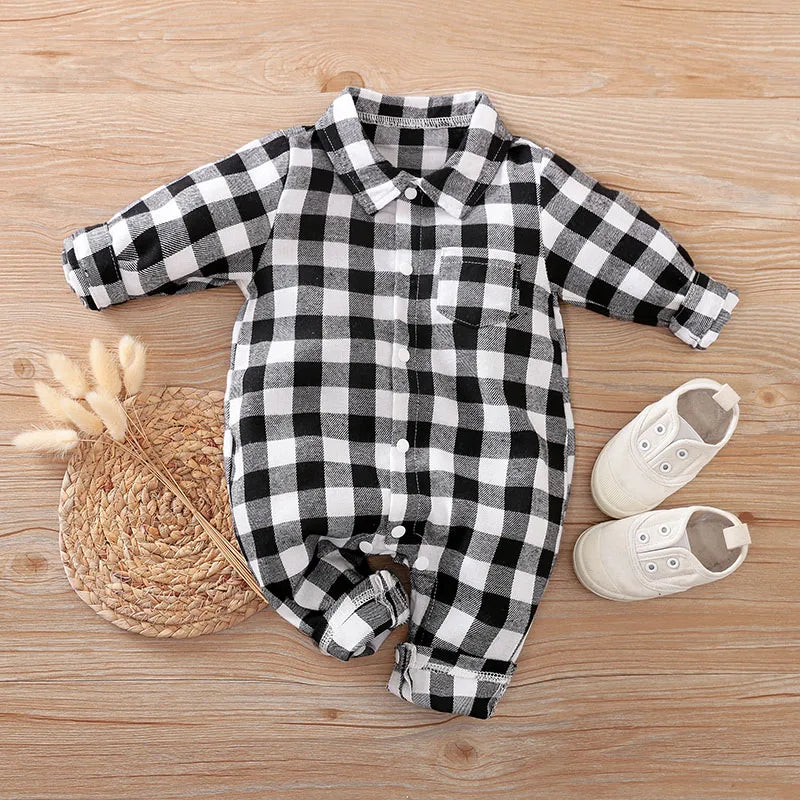 Classic Plaid Baby Onesie