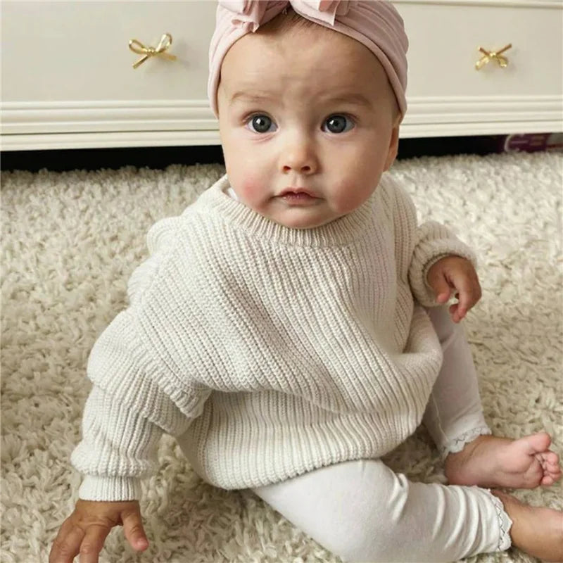 Farm Girl Knit Pullover Sweater (0-18 Months)