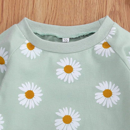 Wildflower Whimsy Three-Piece Sweat Set (0-2 Years)