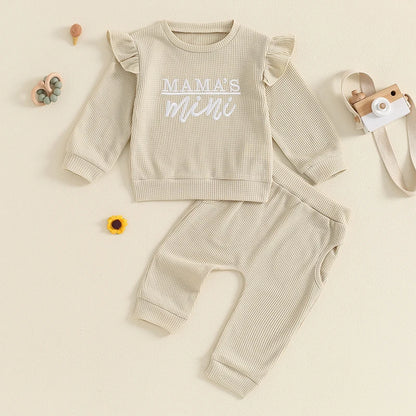 “Mama’s Mini” Two-Piece Sweat Set (0-3 Years)