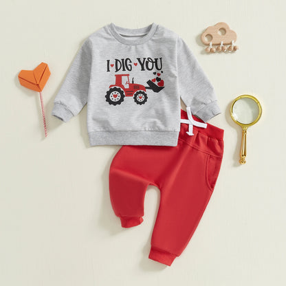 “I Dig You” Two-Piece Sweat Set (1-5 Years)