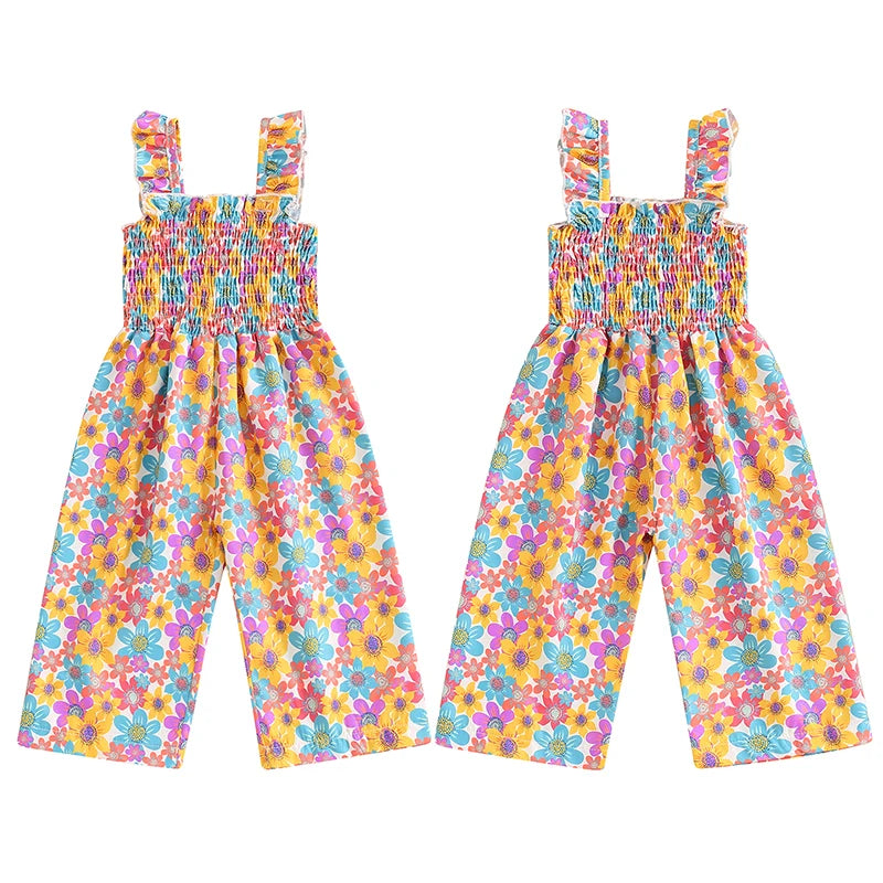 Floral Farm Girl Jumpsuit (1-4 Years)