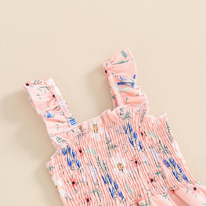 Floral Farm Girl Jumpsuit (1-4 Years)